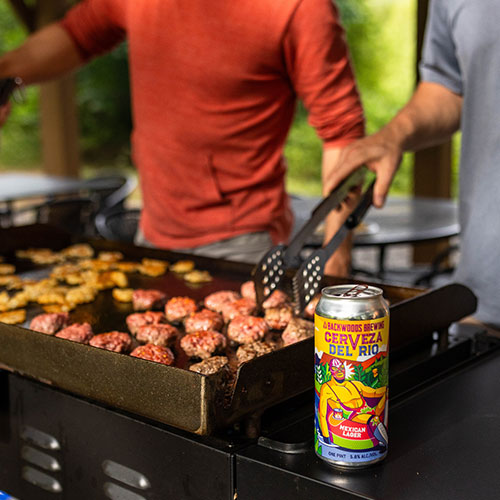 Backwoods brewing grill and beer